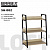 Стеллаж на металлокаркасе BRABIX "LOFT SH-002", 600х350х845 мм, цвет дуб натуральный, 641233