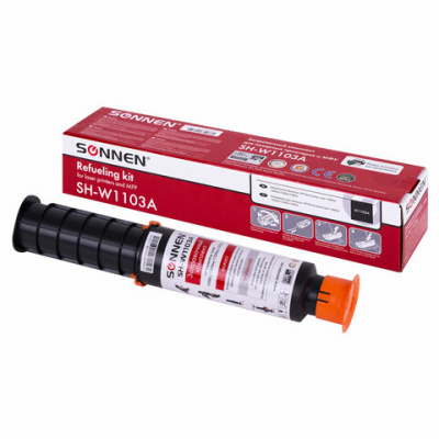 Заправочный комплект SONNEN (SH-W1103A) для HP Neverstop Laser 1000A/1000W/1200A/1200W, ресурс 2500 стр., 364091 Заправочный комплект SONNEN (SH-W1103A) для HP Neverstop Laser 1000A/1000W/1200A/1200W, ресурс 2500 стр., 364091