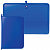 Папка на молнии пластиковая, А4, матовая, синяя, размер 320х230 мм, ПМ-А4-11/3