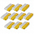 Термоодеяло покрывало изотермическое КОМПЛЕКТ 10 шт., серебро/золото, 160х210 см, DASWERK (ДАСВЕРК), 631159