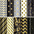 Бумага упаковочная подарочная мелованная "Golden pattern", 70x100 см, 10 дизайнов ассорти, ЗОЛОТАЯ СКАЗКА, 591912