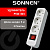 Удлинитель сетевой SONNEN PSW-303, 3 розетки c заземлением, выключатель 10 А, 3 м, белый, 513660 Удлинитель сетевой SONNEN PSW-303, 3 розетки c заземлением, выключатель 10 А, 3 м, белый, 513660
