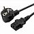 Кабель питания 1,8 м, CABLEXPERT, Schuko-C13, 3x0,5 мм2, 6 A, с заземлением, черный, PC-186