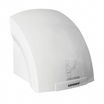 Сушилка для рук SONNEN HD-688, 2000 Вт, пластиковый корпус, белая, 604192 Сушилка для рук SONNEN HD-688, 2000 Вт, пластиковый корпус, белая, 604192
