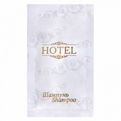 Шампунь одноразовый 10 мл, КОМПЛЕКТ 500 шт., HOTEL, саше, флоупак, 2000111 Шампунь одноразовый 10 мл, КОМПЛЕКТ 500 шт., HOTEL, саше, флоупак, 2000111
