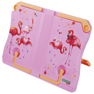 Подставка для книг и учебников BRAUBERG KIDS "Flamingo", регулируемый наклон, ABS-пластик, 238061 Подставка для книг и учебников BRAUBERG KIDS "Flamingo", регулируемый наклон, ABS-пластик, 238061