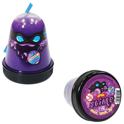 Слайм (лизун) "Slime Ninja", фиолетовый, меняет цвет на голубой, 130 г, ВОЛШЕБНЫЙ МИР, S130-7 Слайм (лизун) "Slime Ninja", фиолетовый, меняет цвет на голубой, 130 г, ВОЛШЕБНЫЙ МИР, S130-7