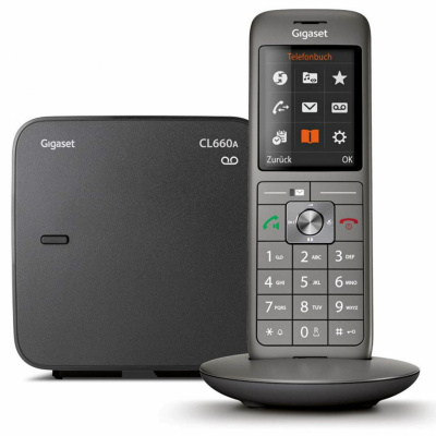 Радиотелефон Gigaset CL660A, память 400 номеров, АОН, повтор, часы, черный, S30852H2824S321 Радиотелефон Gigaset CL660A, память 400 номеров, АОН, повтор, часы, черный, S30852H2824S321
