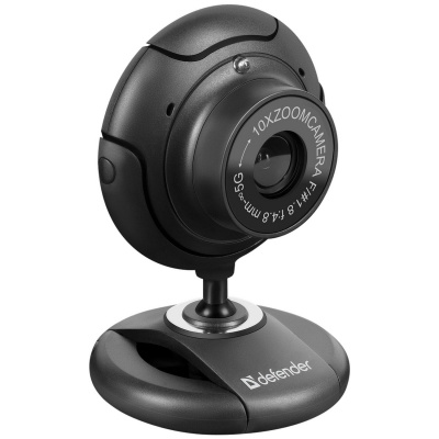 Веб-камера DEFENDER C-2525HD, 2 Мп, микрофон, USB 2.0, регулируемое крепление, черная, 63252 Веб-камера DEFENDER C-2525HD, 2 Мп, микрофон, USB 2.0, регулируемое крепление, черная, 63252