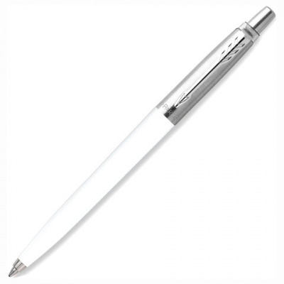 Ручка шариковая PARKER "Jotter Orig White", корпус белый, детали нержавеющая сталь, синяя, RG0032930 Ручка шариковая PARKER "Jotter Orig White", корпус белый, детали нержавеющая сталь, синяя, RG0032930