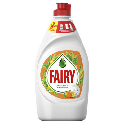 Средство для мытья посуды, 450 мл, FAIRY (Фейри) "Апельсин и лимонник"