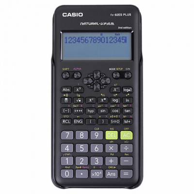 Калькулятор инженерный CASIO FX-82ESPLUS-2-WETD (162х80 мм), 252 функции, батарея, сертифицирован для ЕГЭ, FX-82ESPLUS-2-S Калькулятор инженерный CASIO FX-82ESPLUS-2-WETD (162х80 мм), 252 функции, батарея, сертифицирован для ЕГЭ, FX-82ESPLUS-2-S