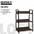 Стеллаж на металлокаркасе BRABIX "LOFT SH-002", 600х350х845 мм, цвет морёный дуб, 641231